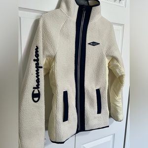 Champion Cream colored jacket. Size S. Authentic Athletic wear.